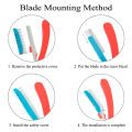 【Special Promotion 】Meisha 10/20pcs Barber Safety Hair Trimming Razor Blade Stainless Steel Eyebrow Blades for Women Men Shaper Shaver Blades C0012A. 