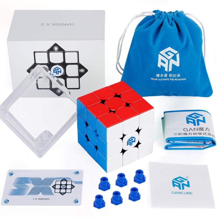 GAN 356 XS 3x3x3 Magnetic Magic Rubik Cube Professional Stickerless GAN356 XS 3x3 Magnets Magic Speed Cube Educational Children Toys