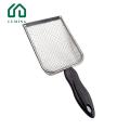 Lumina Litter Sifting Shovel Stainless Steel Cat Litter Scoop with Fine Mesh Sifting Shovel Non-slip Handle for Easy Cat Waste Removal Durable Lightweight Cat Poop Scooper for Litter Box Cleaning. 