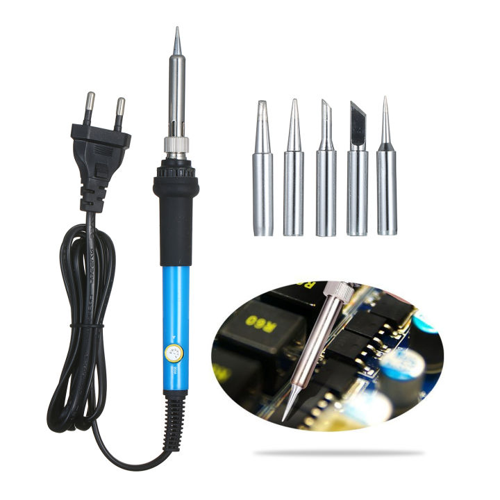 KOGEEK%20Adjustable%20Temperature%20Soldering%20Iron%20Kit%20220V%2060W%20Digital%20Multimeter%20Soldering%20Tips%20Desoldering%20Pump%20Cutter%20Solder%20Wire%20-%20Image%206