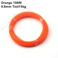 Rompin 100M Nylon Fishing Line 0.8 1.0Mm Crystal Strong Sea Boat Cast Rope Fast Sinking Monofilament Fly. 