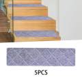 5 Pieces Stair Protector Tape Slip Resistant Indoor Runner for Wooden Steps. 