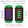 BMS 1S  18650  Lithium Battery Capacity Indicator Module Meter Power Level Display Board Charge Accessory 3.3V -4.2V. 