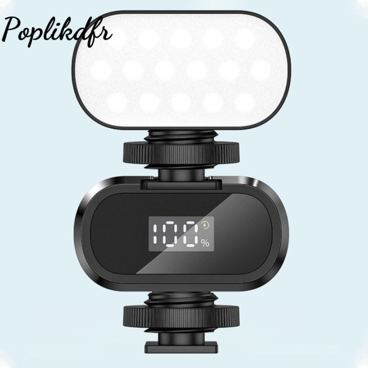 Poplikdfr Pocket RGB Camera Light, Rechargeable Handheld LED Video Fill ...
