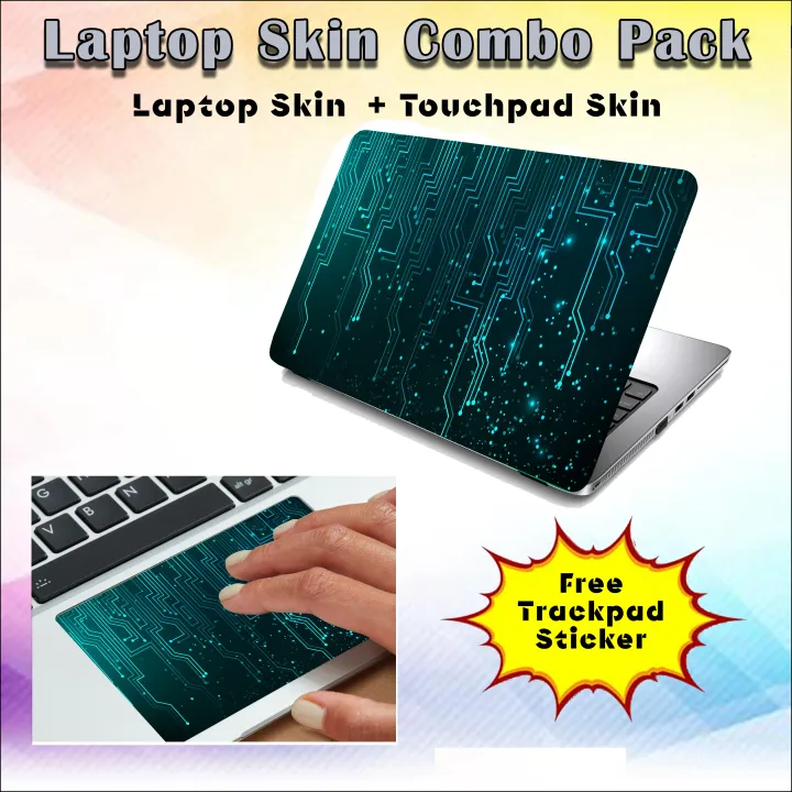 Laptop%20Skin%20Protector%20Sticker%20Combo%20Pack(For%2015.6%20inch%20Laptops)%20With%20High%20Quality%20Matte%20Laminate%20Hp%20Asus%20Dell%20Lenovo%20MSI%20Free%20Trackpad%20Sticker%20-%20Image%202