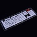 HOT SALE 104 Keys Layout Low Profile Keycaps Set for Mechanical Keyboard Backlit Crystal Edge Design Cherry MX. 