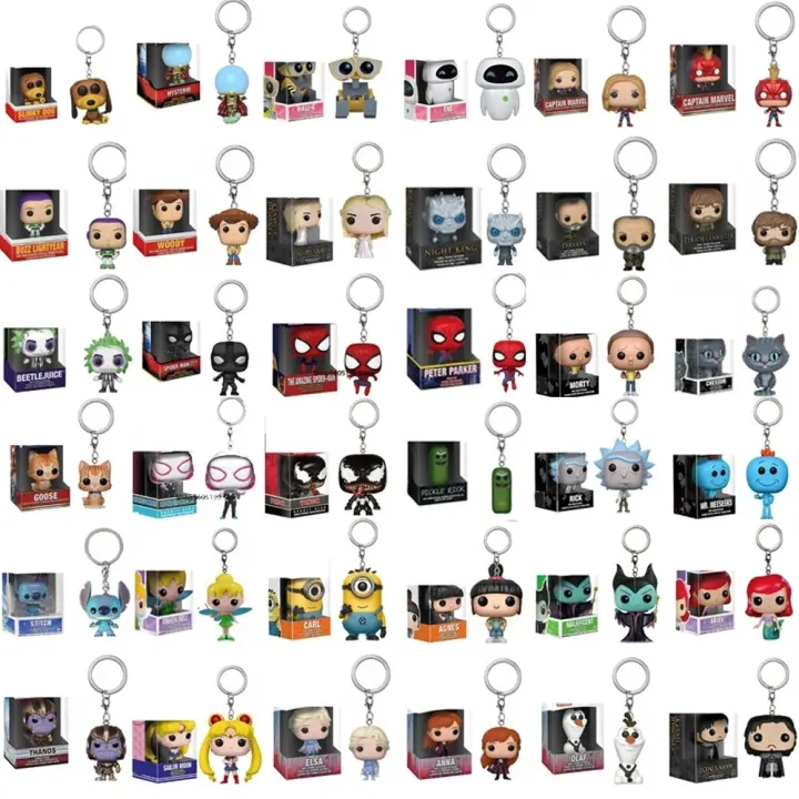 funko pop keychain Funko POP Keychain Elsa Anna Olaf Toy Story Pixar ...