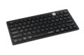 Victsing USB Wireless Rechargeable Keyboard, Dual Mode Bluetooth Keyboard with Integrated Holder for iOS, Mac, Windows and Android. 