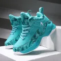 2022 New Boys Brand Basketball Shoes for Kids Sneakers Thick Sole Non-slip Children Sports Shoes Child Boy Basket Trainer Shoes. 