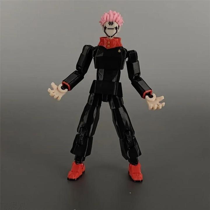 3D Printed Yuji Itadori Doll Titan 13 Action Figures T13 Lucky 13 Action Figure Action Figure Dummy for Kids Gift
