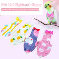 Parrot Costume Stylish Comfortable Parrot Diapers with Ideal for Feathered Friend Adjustable Shoulder Strap Bird Costume. 