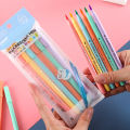 6 Solors Soft Brush Fluorescence Pen Set Pastel Markers Brush Set Art Color Highlighter Calligraphy pens Stationery Supplies. 