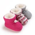 Toddler Winter Warm Boots Newborns Prewalkers Cotton Unisex Baby Boys Girls First Walkers Knitted Footwear Indoor Shoes. 