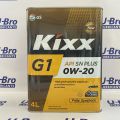 KIXX G1 Fully Synthetic Oil 0W-20 (4L) - MADE IN SOUTH KOREA. 