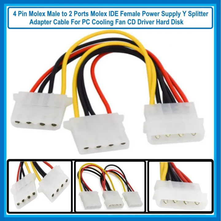 4%20Pin%20Molex%20Male%20to%202%20Ports%20Molex%20IDE%20Female%20Power%20Supply%20Y%20Splitter%20Adapter%20Cable%20For%20PC%20Cooling%20Fan%20CD%20Driver%20Hard%20Disk%20-%20Image%202