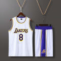 Factory wholesale lakers kb jersey basketball suit heat game training camp team summer sports suit. 