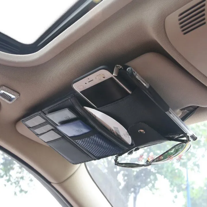 %E3%80%90Gray%E3%80%91%20Car%20Sun%20Pen%20Business%20Card%20Holder%20Organizer%20Storage%20Box%20Clip%20Stowing%20Tidying%20Car%20Accessories%20-%20Image%206