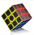 Carbon Fiber Sticker for 3x3x3 Magic Cube - Modern Look and Improved Grip. 