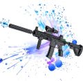 2024 M416 Assault Rifle Electric Gel Blaster Shooting Gun Toy - Rechargeable Automatic or Manual Water Bullets Toy Gun Call of Duty PUBG for Outdoor Play by ZinZen. 
