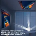2025 New HY 300  LED Projector HY-300 Upgraded Version 1000 Lumen 4K HDMI-compatible USB Audio Home Media Player Beamer. 