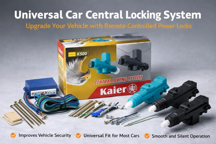 Universal Car Central Locking System 12V | Remote Control Door Lock Kit ...