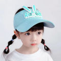 Kids Baseball Hat 3D Rabbit Ears Outdoor Baby Sunscreen Hat. 