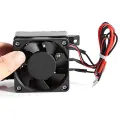 1 Piece Thermostatic Ceramics Fast Heating Air Dehumidification DC Fan Heater PTC Fan Heater DIY Accessories (24V 200W). 