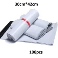 30cm x 42cm WHITE Shipping Bag Poly Mailer Flyers Upto 100 Bags. 