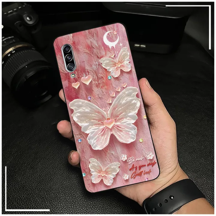 flower%20Anti-knock%20Phone%20Case%20For%20Samsung%20Galaxy%20A90%205G/SM-A908/A9080%20Cartoon%20Dirt-resistant%20Soft%20case%20Oil%20Painting%20Cute%20-%20Image%207