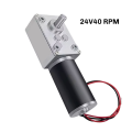 5840-31ZY Turbo Worm Encoder Micro DC Reduction Motor Self Locking Speed Control Small Motor 24V 24V40RPM. 