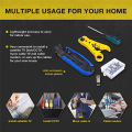 Coax Compression Tool Kit Coax Crimper and Rg6 Crimping Tool Wire Stripper Tool with 20 PCS F Compression Connectors. 