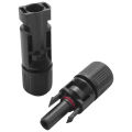 1 pair Male + Female M/F Connectors Set for PV Solar Panel Cable Accessories. 