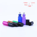 5Pcs/Lot Essential Oil Roller Bottles 1ml 2ml 3ml 5ml Sample Test Roller Essential Oil Vials with Stainless Steel. 