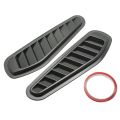 Car Fake Side Air Vent-2 * Fake Air Outlets-black. 