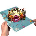 birthday cards 3D Birthday Card with Music and Light Music Card 3D Greeting Cards Auto Play Music Birthday Cake CardGift Cards Tags. 