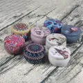 Retro Floral Tin Can Tea Storage Box Candy Gift Case　GENGLI. 