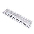 Suitable 61/88 Keys​ Piano Keyboard Chart​ ​Visual Tool​ Key Note Patterns​ ​Music Notes Reference Card​ ​Music Staff Board​ ​Piano Note Chart​ ​For Beginners. 