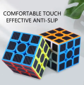 Carbon Fiber Sticker for 3x3x3 Magic Cube - Modern Look and Improved Grip. 