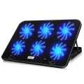 6 Fan 2 USB Laptop Cooler Cooling Pad Notebook Computer USB Fan Stand. 