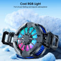 DoomHot 2 In 1 Phone Cooler Mobile Phone Gaming Fast Cooling And Heat Dissipation Live Streaming Mobile Game Phone Heat Sink Mobile Phone Cooler RGB Lighting Radiator. 