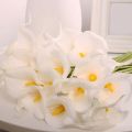 10Pcs Artificial Real Touch PU Calla Lily Wedding Festival Bridal Bouquet Flowers DIY Home Decor. 