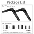 Stand for TV Stand Legs 28 32 40 43 49 50 55 65 Inch,TV Stand for TV Legs, for 28D2700 32S321 with Screws Durable. 