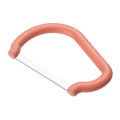 Kitchen gadget stainless steel banana slicer cucumber ham fruit and vegetable slicer. 