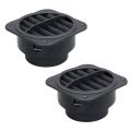 NXFDSIOZ 2pcs 60mm Car Air Vent Outlet Flat Heater Air Heater Ducting for Parking Heater. 