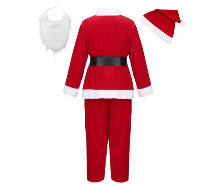Kids%20Santa%20Claus%20Costume%20Children%20Santa%20Suit%20Christmas%20Santa%20Costume%20for%20Unisex%20Party%20Cosplay,%206-9%20Years%20-%20Image%203
