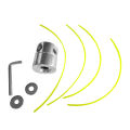 【ZOSR】Trimmer Head With 4 Lines Brush Head Aluminum Grass Cutting Line Strimmer For Brushcutter Lawn Mower grass cutter. 