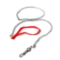 Heavy Duty Metal Cat Leash Chew Proof Dog Chain Leash 2mm 105cm Heavy Duty Sturdy Pet Cat Leash with Padded Handle for Large Small Cat Bulldog. 