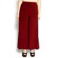 Plazo Pants- Maroon. 