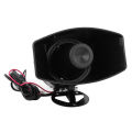 Universal Motorcycle Car Alarm Sound 7 Tone Horn 12V 100W Police Siren Horn Loudspeaker (Black). 