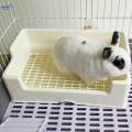Rabbit with Drawer Corner Toilet Box for Ferret Guinea Pig Bunny. 